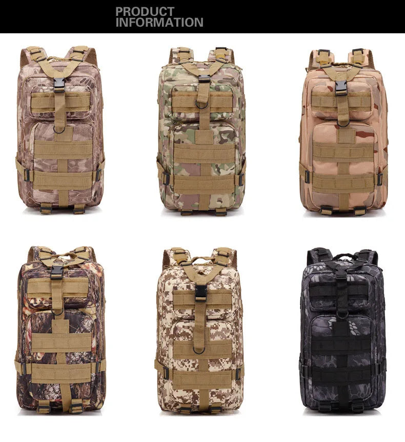 30L/50L Tactical Backpack Men Hiking Camping Backpack Waterproof Rucksacks Army Outdoor Camping Trekking Hunting Bag