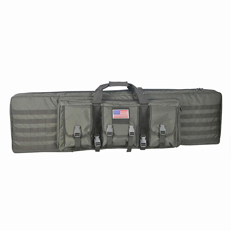 81 97 106 122cm Tactical Gun Bag Double Rifle Case Molle Rifle Bag Sniper Airsoft Gun Case Backpack Hunting Gun Holster