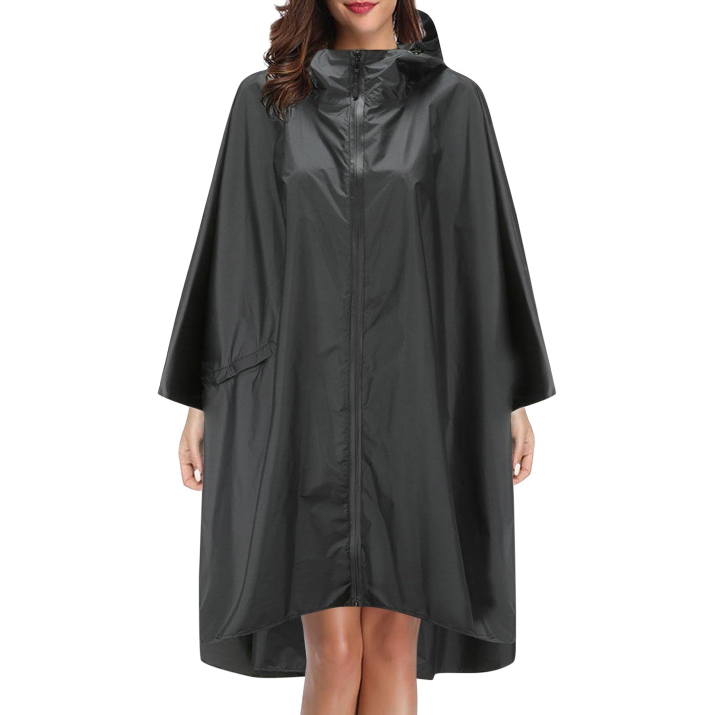 Fashion Camo Raincoat Military Impermeable Waterproof Thick Rain Coat Men Women Long Zipper Hooded Rain Coat Poncho Rainwear