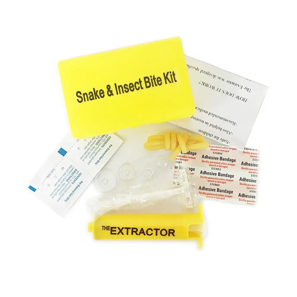 Venoms Extractor Vacuum Detox Pump Outdoor Emergency Snake Insect Bite First Aid Kit Wild Venomous Bee Bites Survival Rescue