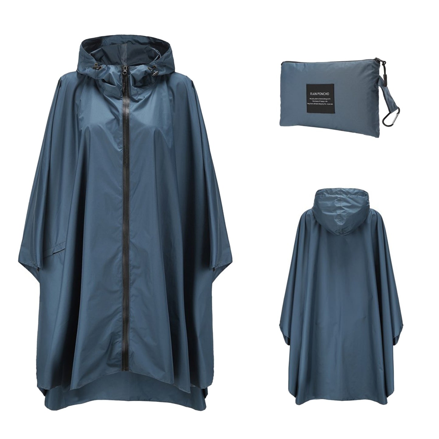 Fashion Camo Raincoat Military Impermeable Waterproof Thick Rain Coat Men Women Long Zipper Hooded Rain Coat Poncho Rainwear