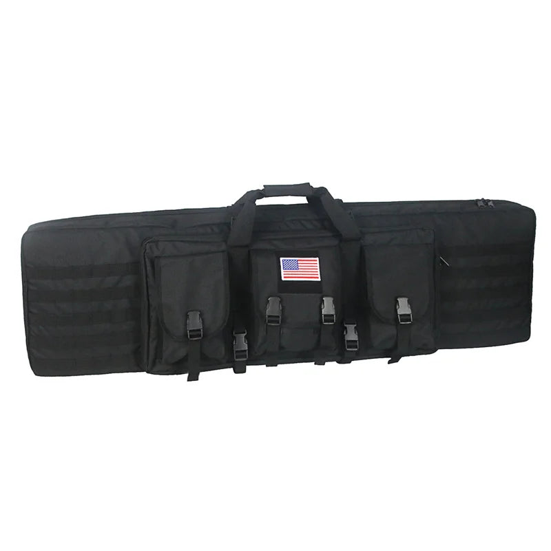 81 97 106 122cm Tactical Gun Bag Double Rifle Case Molle Rifle Bag Sniper Airsoft Gun Case Backpack Hunting Gun Holster