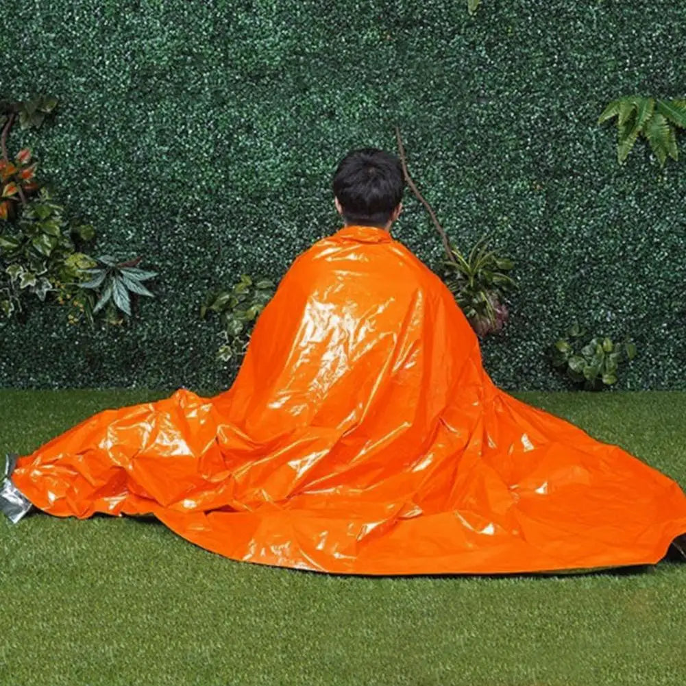 2 Person PE Emergency Shelter Waterproof Thermal Blanket Rescue Survival Kit SOS military Bag Survival Tube First-aid kit Tent