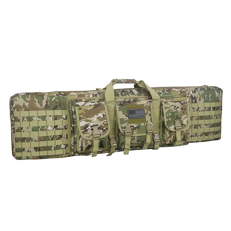 81 97 106 122cm Tactical Gun Bag Double Rifle Case Molle Rifle Bag Sniper Airsoft Gun Case Backpack Hunting Gun Holster