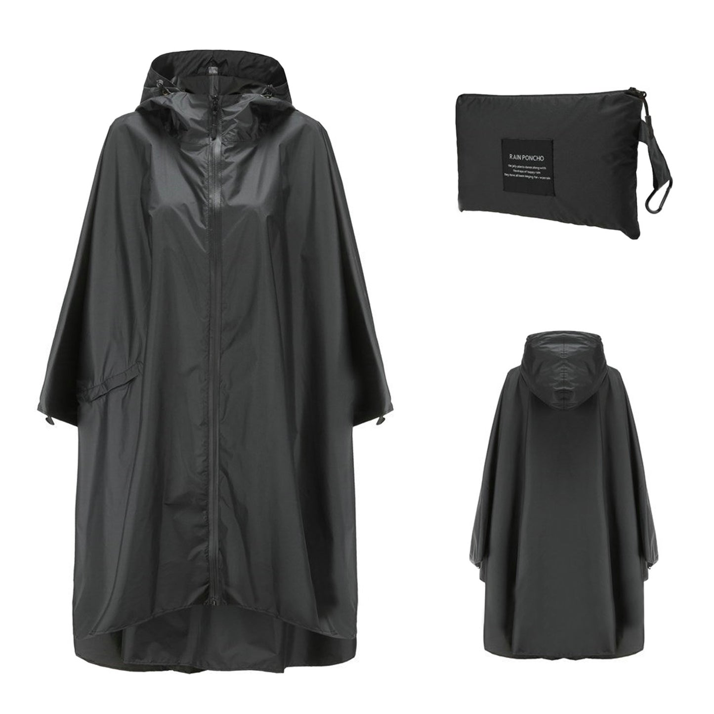 Fashion Camo Raincoat Military Impermeable Waterproof Thick Rain Coat Men Women Long Zipper Hooded Rain Coat Poncho Rainwear