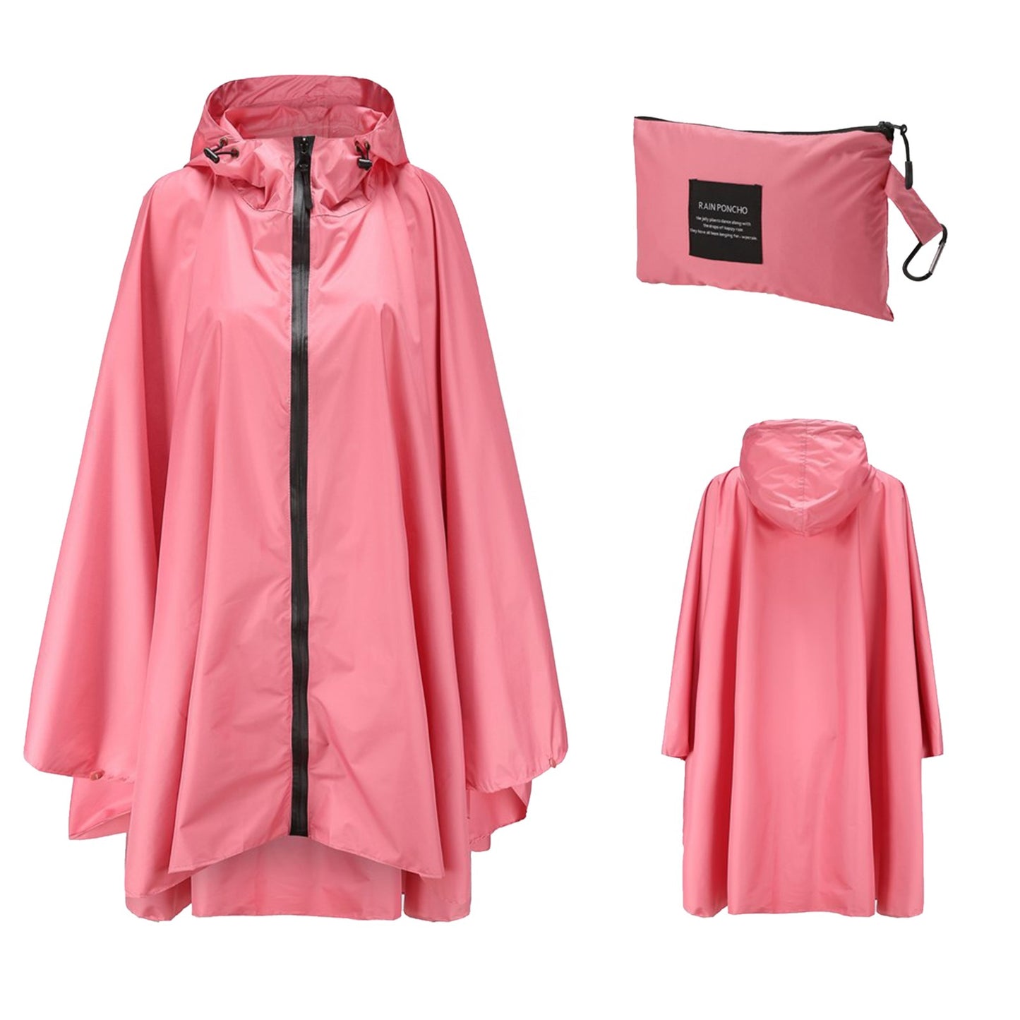 Fashion Camo Raincoat Military Impermeable Waterproof Thick Rain Coat Men Women Long Zipper Hooded Rain Coat Poncho Rainwear