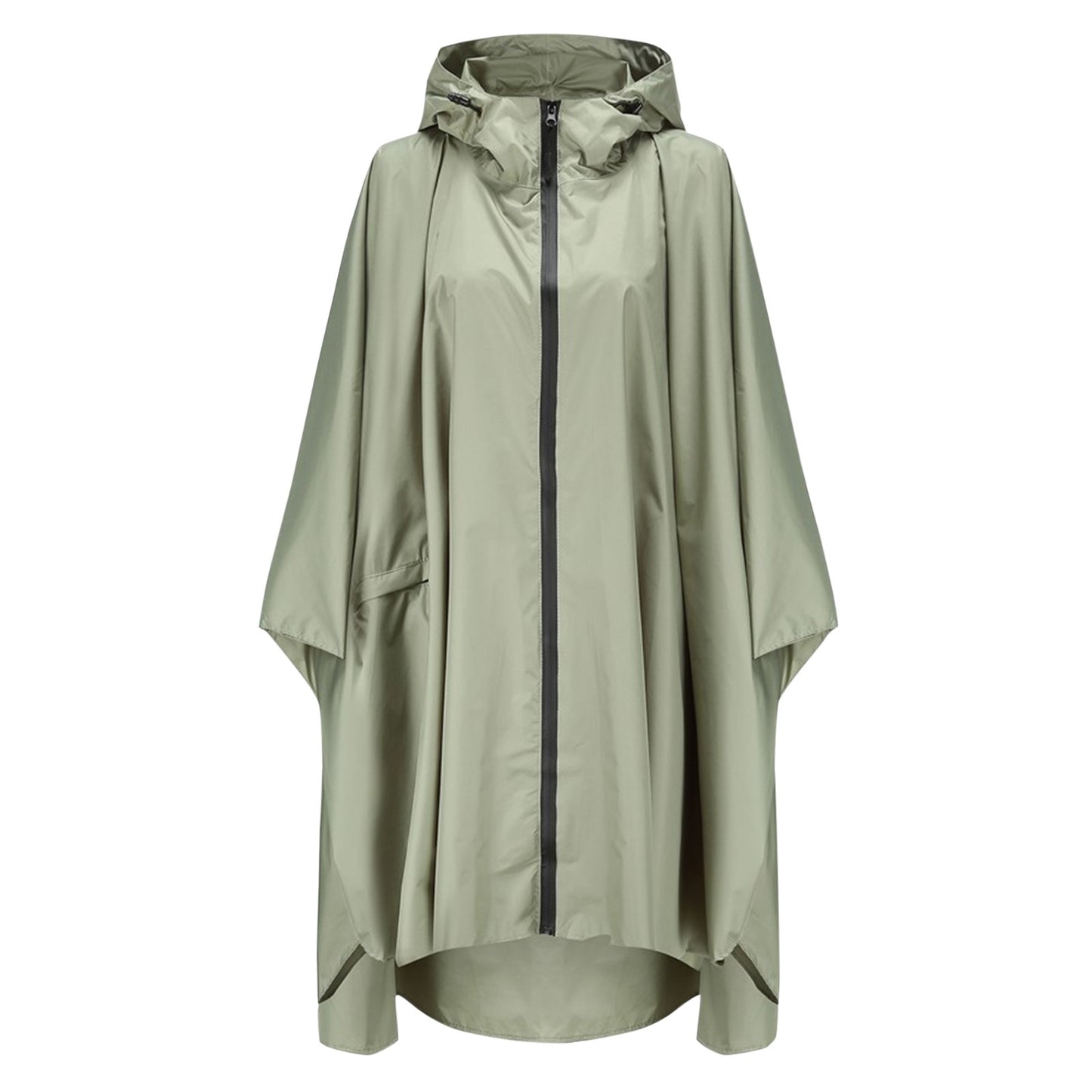 Fashion Camo Raincoat Military Impermeable Waterproof Thick Rain Coat Men Women Long Zipper Hooded Rain Coat Poncho Rainwear