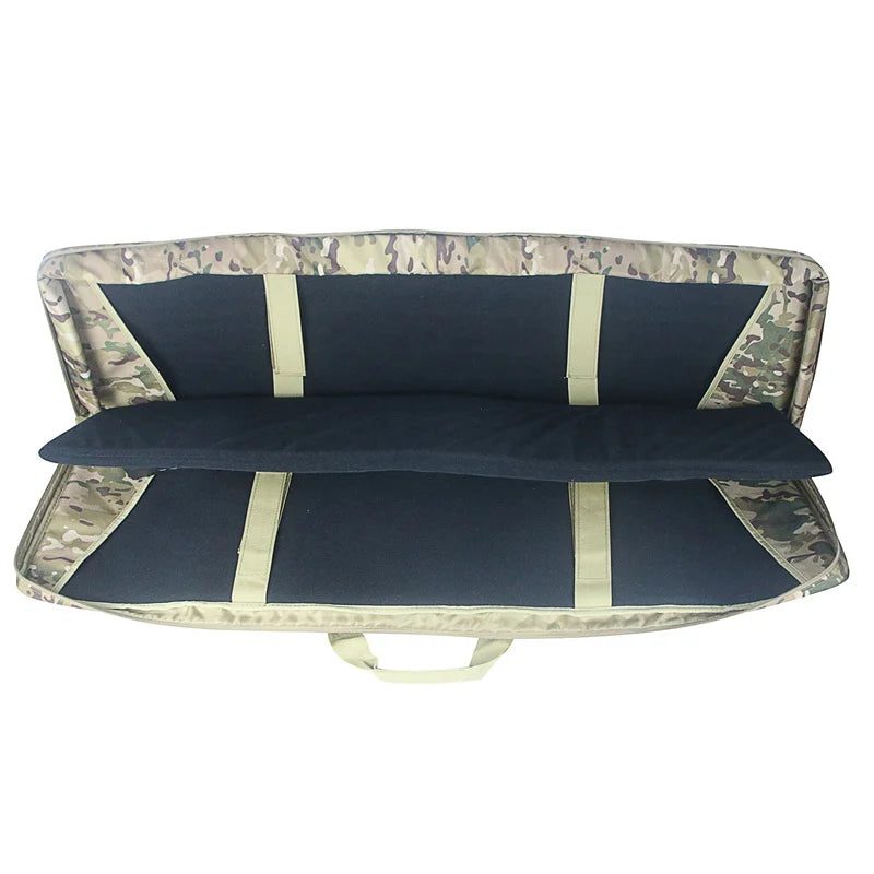 81 97 106 122cm Tactical Gun Bag Double Rifle Case Molle Rifle Bag Sniper Airsoft Gun Case Backpack Hunting Gun Holster