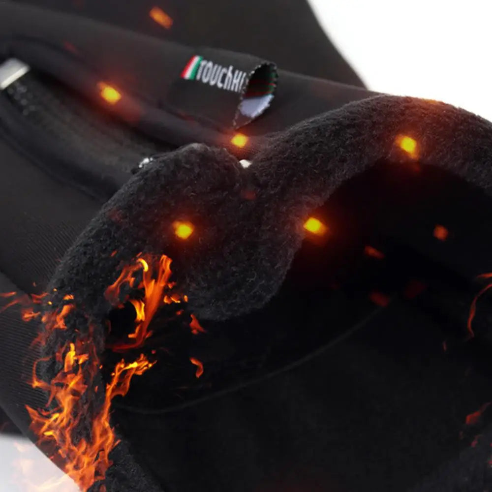 Electric Heating Gloves Touch-screen Cold Weather Ski Gloves USB Rechargeable Winter Hand Warmer Waterproof Windproof Thermal
