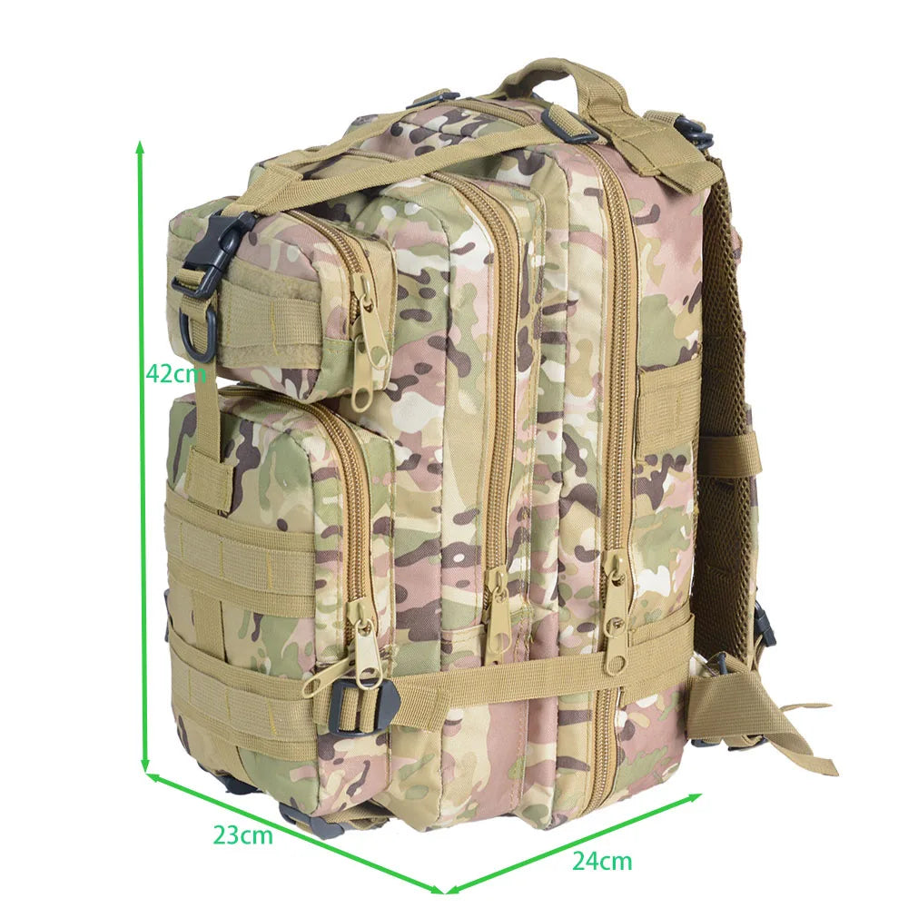 30L 3P Attack Backpack Tactical Travel Field Camouflage Outdoor Biking Hiking Camping Hiking bag