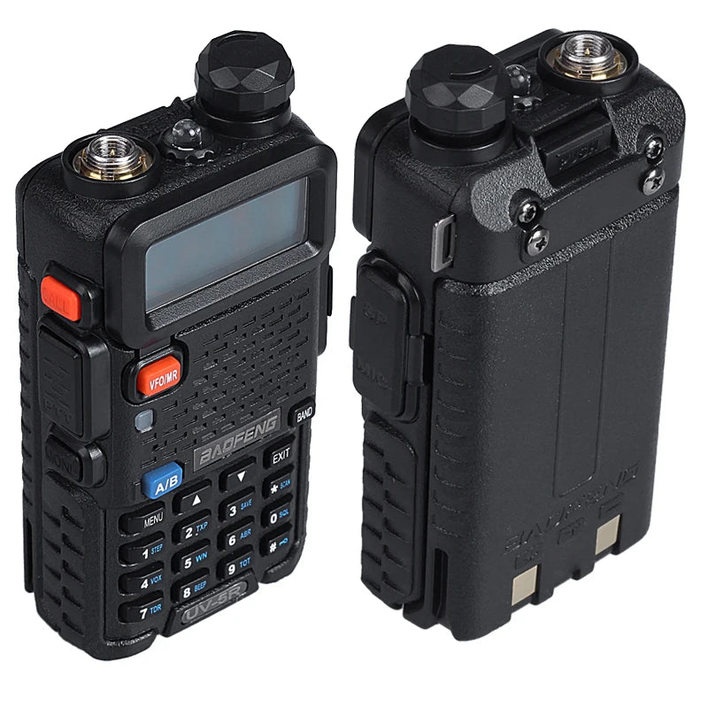 1/2pcs Baofeng Original Uv-5r With LCD High Power Walkie Talkie Radio Comumicador Dmr Vhf Walkman Two Way Radio Dual Band