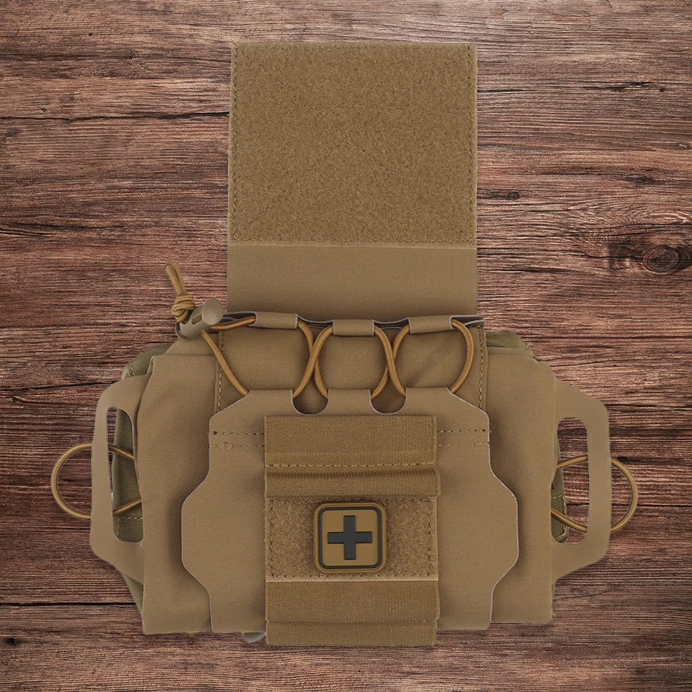 Tactical IFAK Pouch Rapid/Quick Deploy First Aid Kit Pack Emergency Survival Bag for Tactical Military Car Travel Hiking
