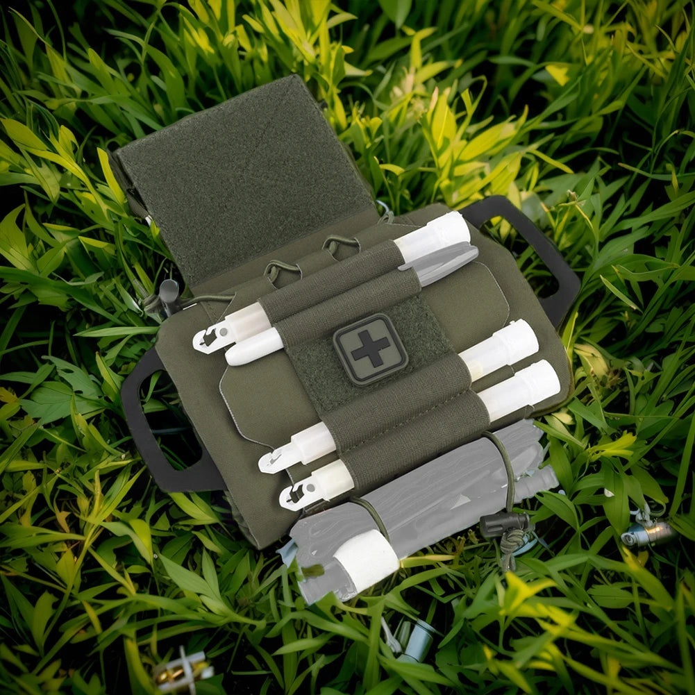 Tactical IFAK Pouch Rapid/Quick Deploy First Aid Kit Pack Emergency Survival Bag for Tactical Military Car Travel Hiking