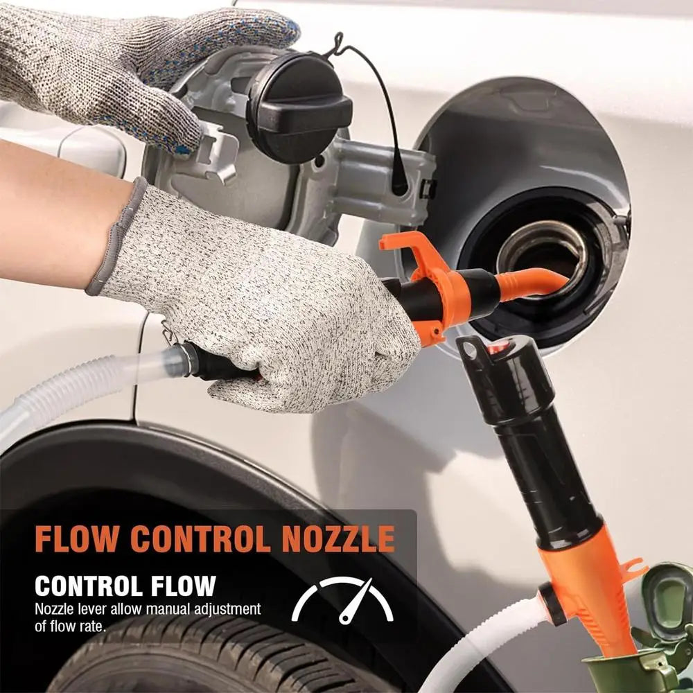 Liquid Transfer Pump Multifunctional Liquid Sucker Pump Power Battery Pump with Handle Water Transfer for Lawnmowers