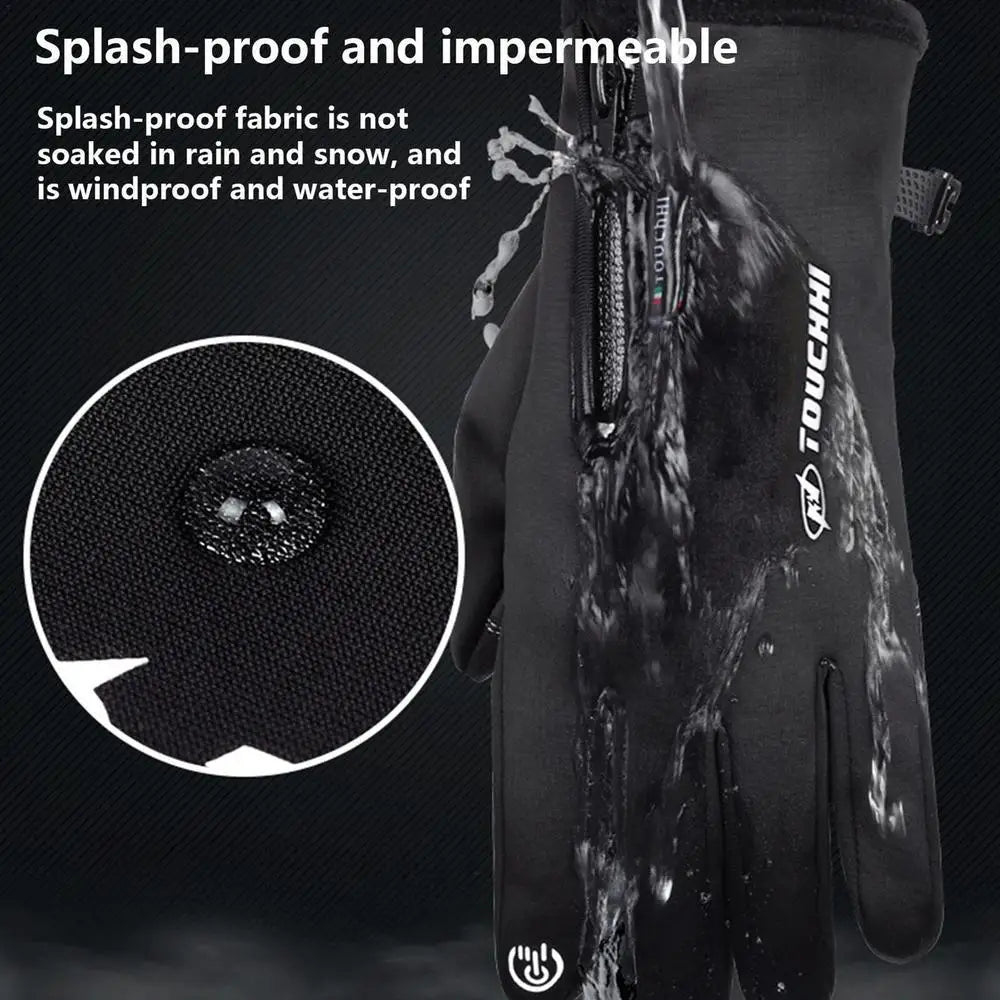 Electric Heating Gloves Touch-screen Cold Weather Ski Gloves USB Rechargeable Winter Hand Warmer Waterproof Windproof Thermal