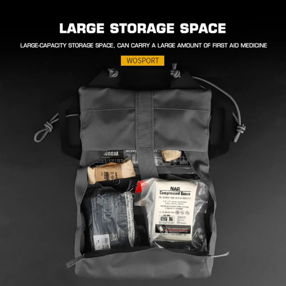 Tactical IFAK Pouch Rapid/Quick Deploy First Aid Kit Pack Emergency Survival Bag for Tactical Military Car Travel Hiking