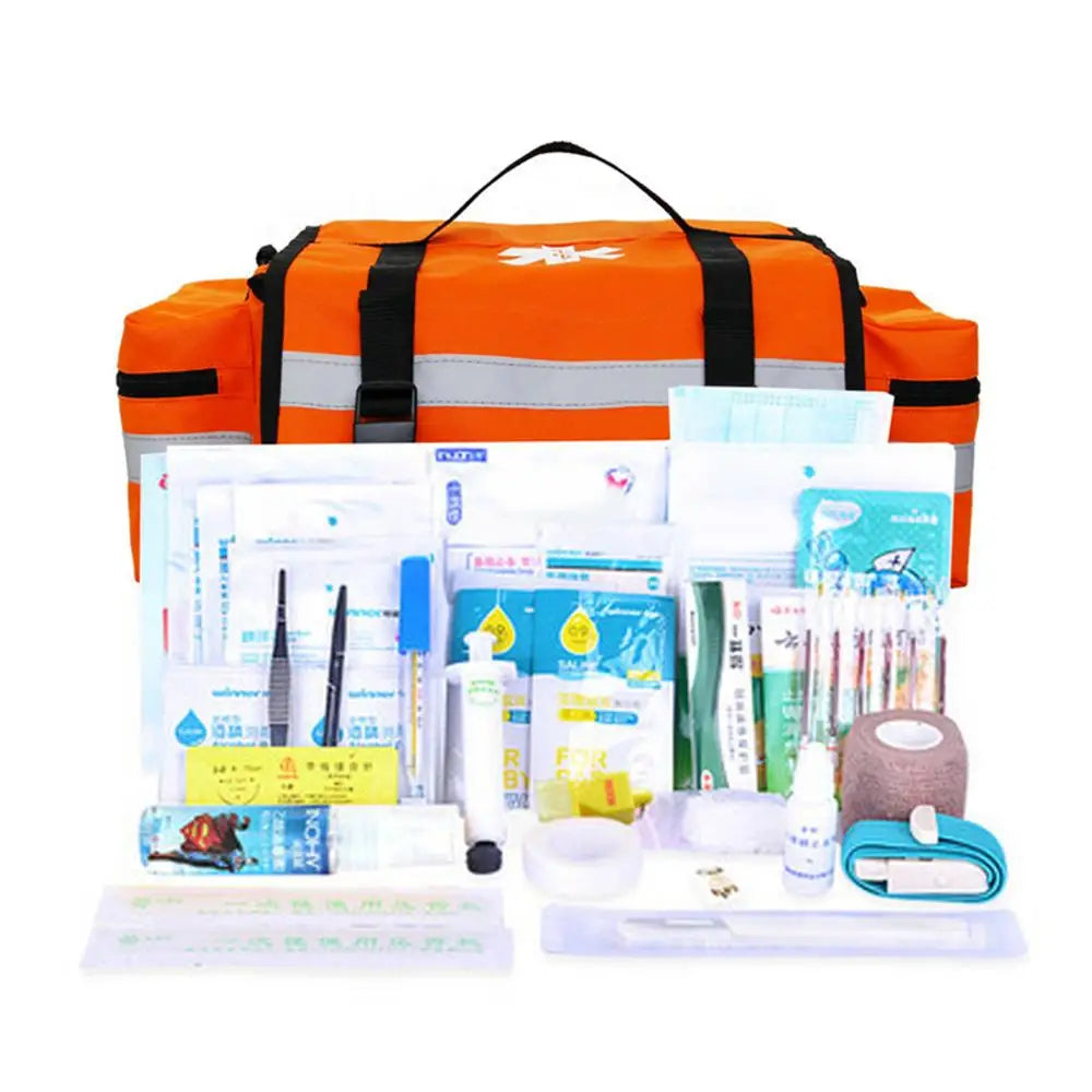 Survival Kit Bag 15L Reflective Work Bag Survival Bag Gear Organizer Tool Storage Container For Hunting Hiking Fishing Men Women