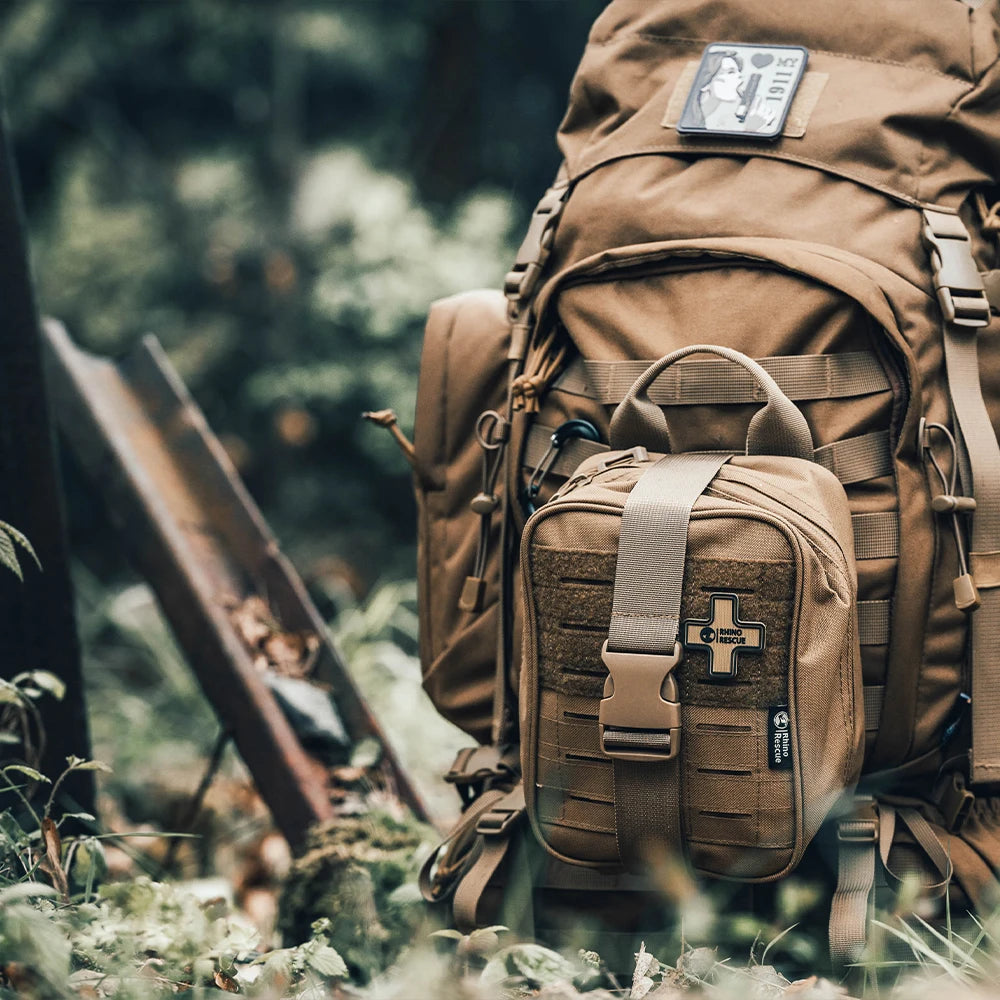 RHINO RESCUE-SE IFAK Trauma First Aid Kit Molle Medical Pouch for Car Home Travel Hiking and Camping,Emergency Survival Gear
