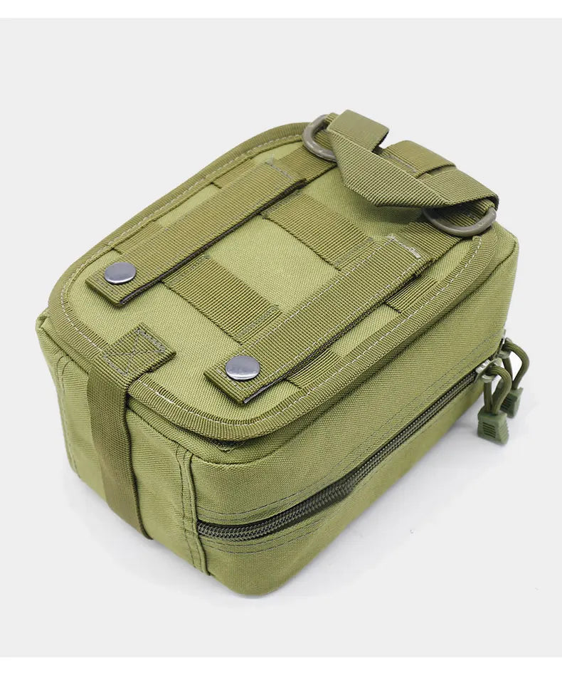Outdoor First Aid Kit Tactical Hiking Mountaineering Rescue Bag Emergency EDC Rescue Medical Storage Bag Utility Molle Pouch