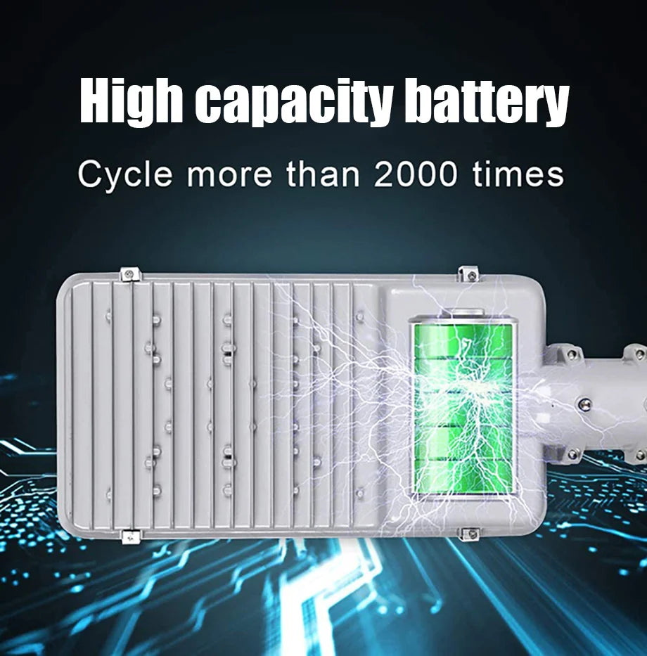 8000W Solar Street Lights Outdoor Commercial Parking Lot Light Dusk to Dawn Solar Security Flood Lights Solar Lamp for Yard Road