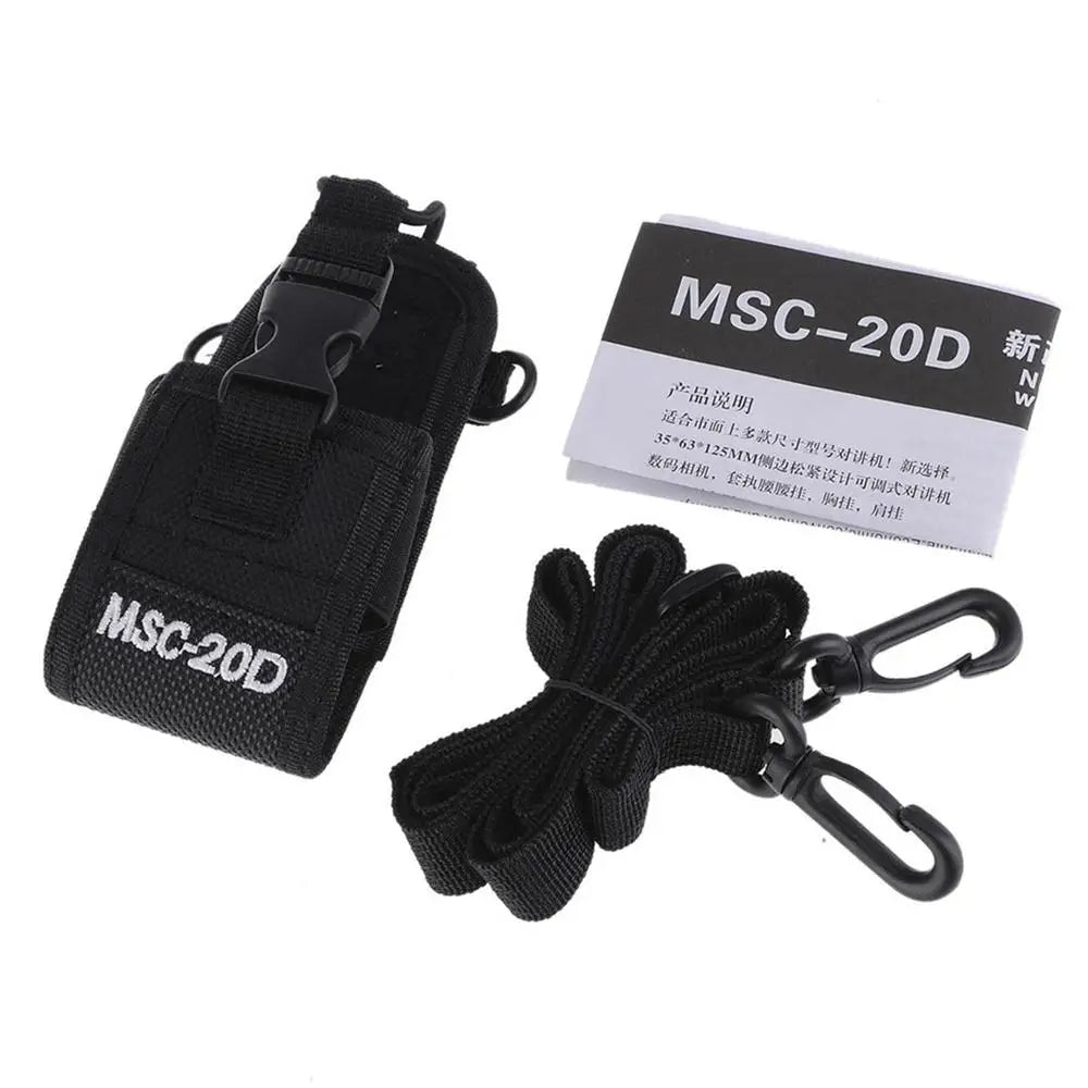 Hight Quality Interphone Universal Nylon Cloth Cover MSC20D Walkie Talkie Holster