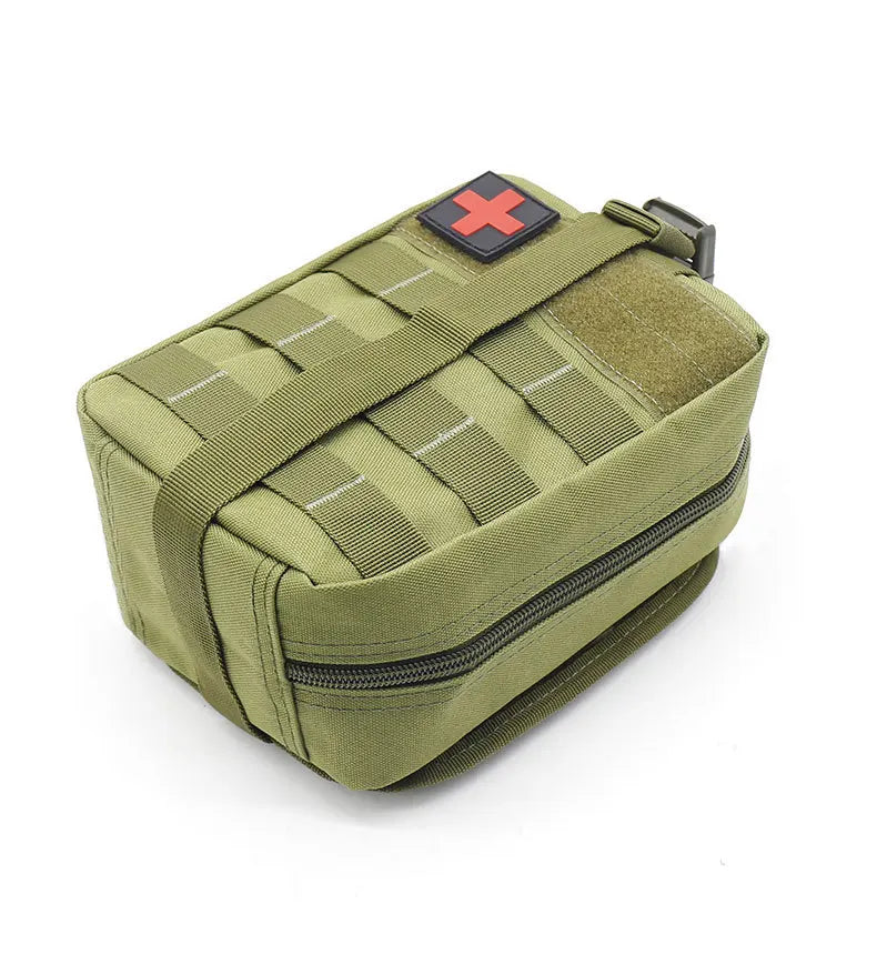 Outdoor First Aid Kit Tactical Hiking Mountaineering Rescue Bag Emergency EDC Rescue Medical Storage Bag Utility Molle Pouch