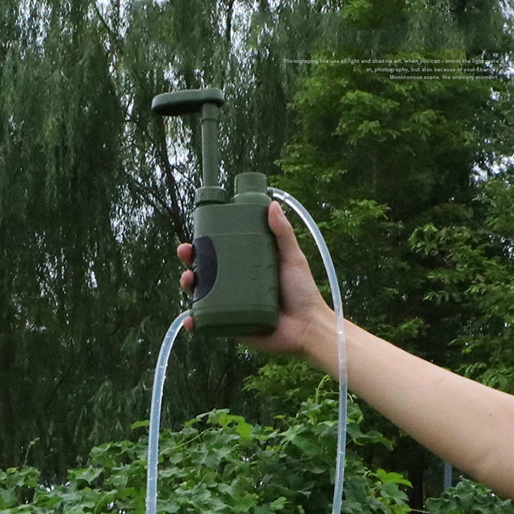 Outdoor Water Filter Filtration System Portable Camping Water Purifier Emergency Supplies Drinking Water Filtering Survival Tool