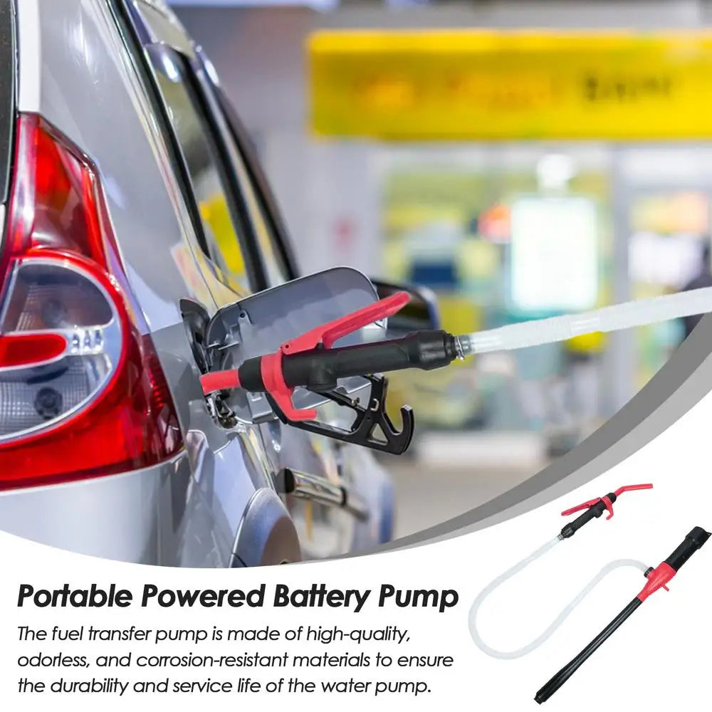 Liquid Transfer Pump Multifunctional Liquid Sucker Pump Power Battery Pump with Handle Water Transfer for Lawnmowers