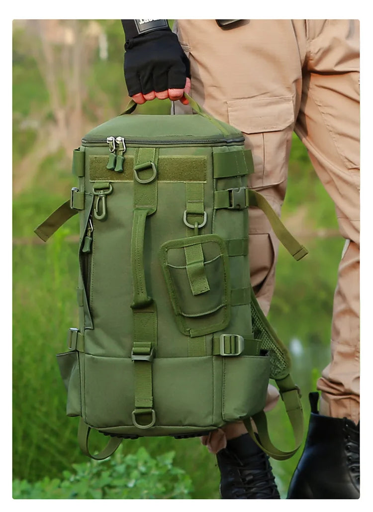 Outdoor Fishing Tackle Backpack Men Lure Box Gear Storage Bag Tactical Hiking Travel Bag Sports Waterproof Cycling Bags