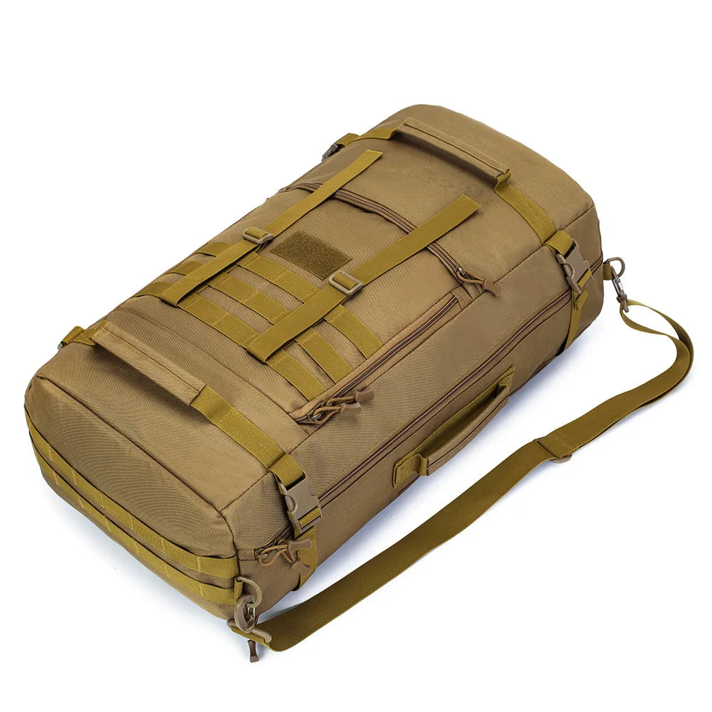 65L Tactical Backpack Men Travel Luggage Bag Outdoor Sport Hunting Molle Camping Rucksacks Men's Large Shoulder Bags