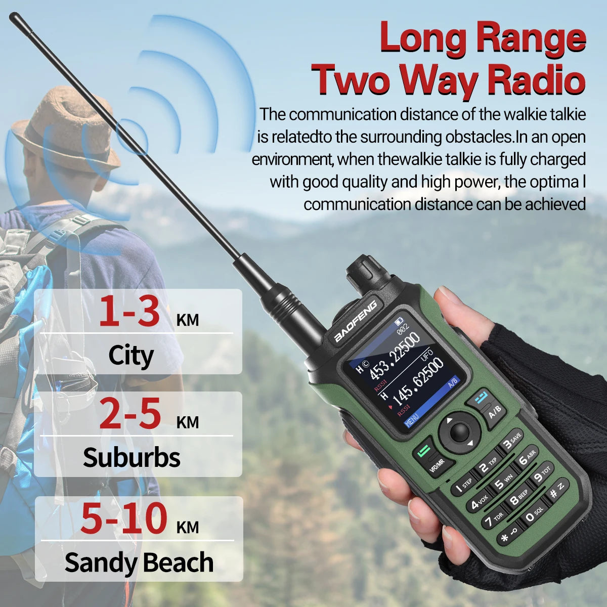 2PCS Baofeng UV-21 Pro Walkie Talkie Multi Band Wireless Copy Frequency Long Range 999CH AM High Power UV 5R K6 5RH Ham Radio