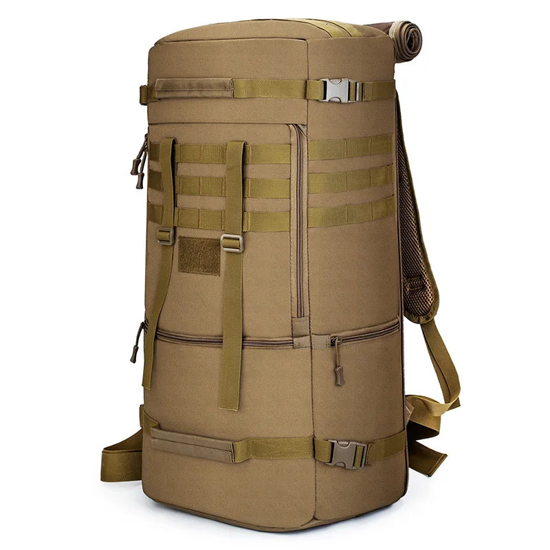 65L Tactical Backpack Men Travel Luggage Bag Outdoor Sport Hunting Molle Camping Rucksacks Men's Large Shoulder Bags