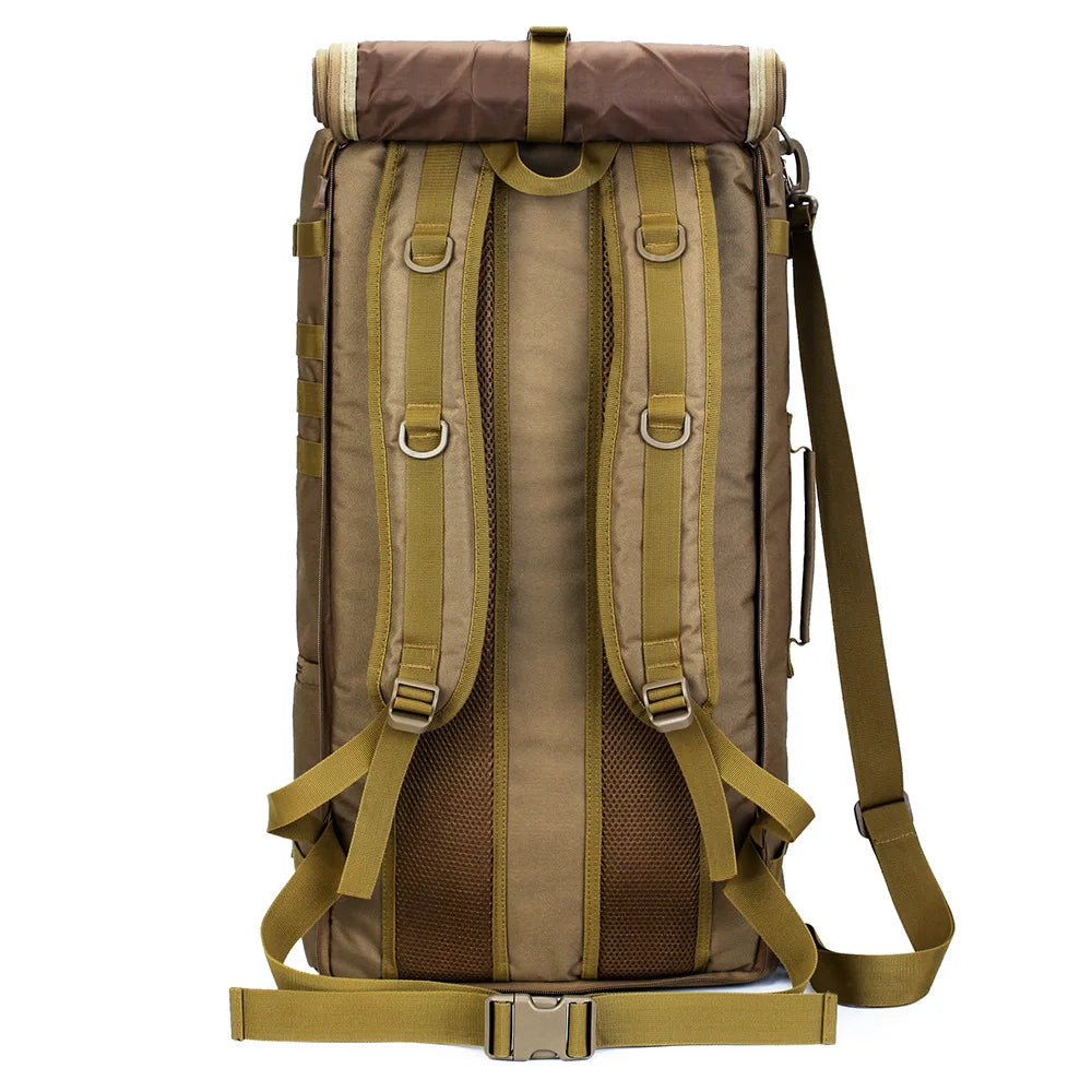 65L Tactical Backpack Men Travel Luggage Bag Outdoor Sport Hunting Molle Camping Rucksacks Men's Large Shoulder Bags