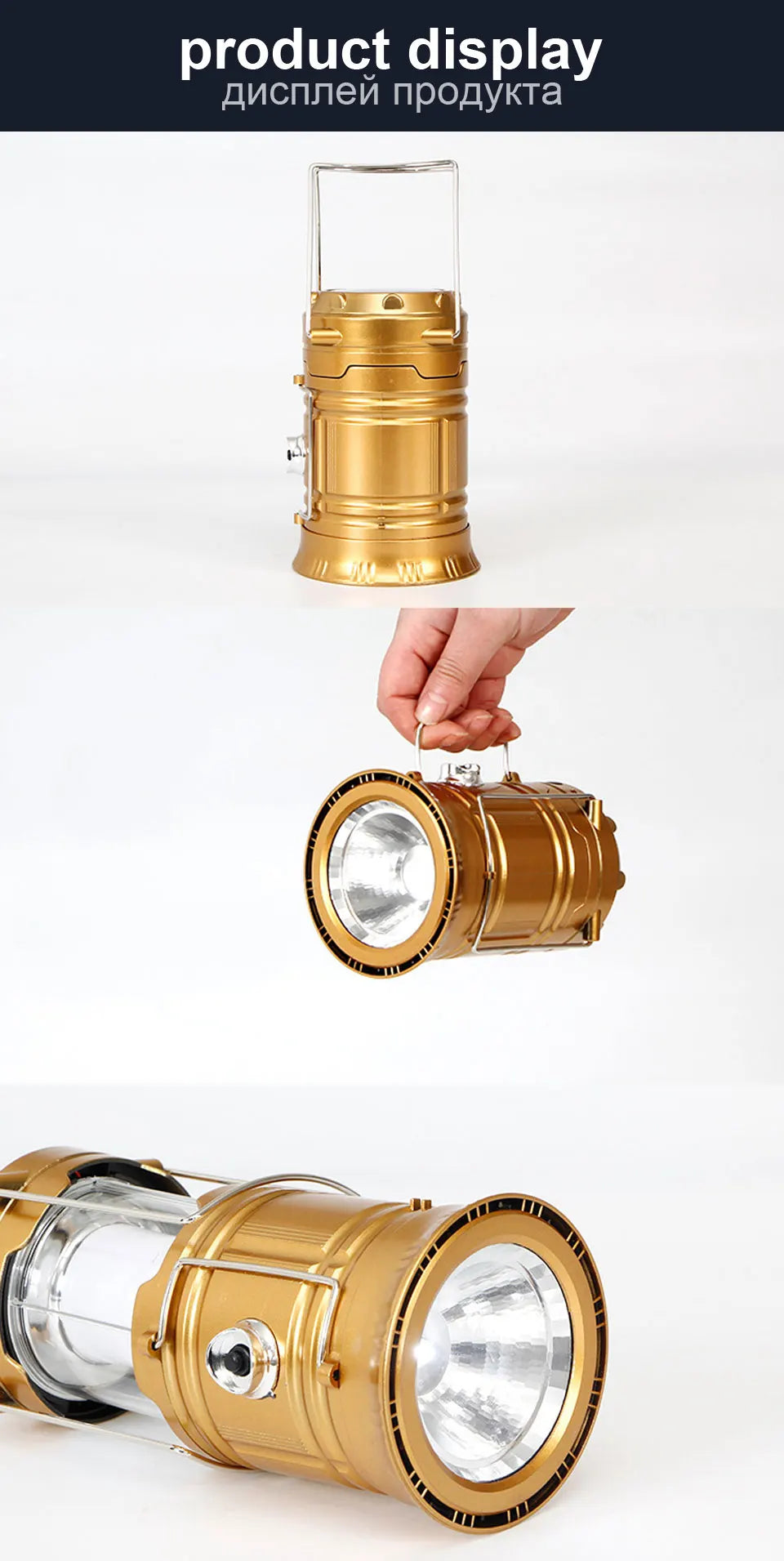 New Multifunctional Camping Light Rechargeable Camping Lamp Solar Power Charging Portable Fan Lantern Emergency Outdoor Lightin