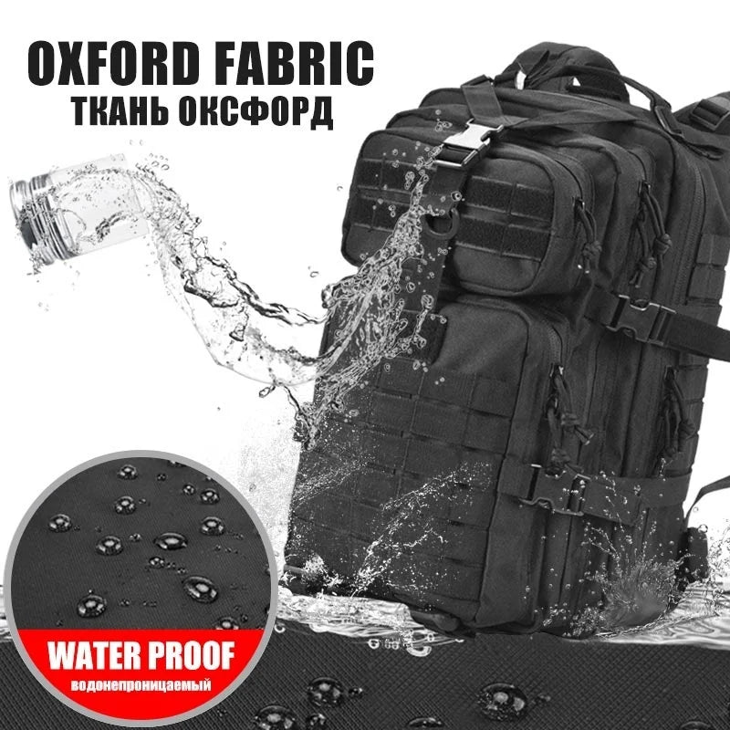 30L/50L Tactical Backpack Men Hiking Camping Backpack Waterproof Rucksacks Army Outdoor Camping Trekking Hunting Bag