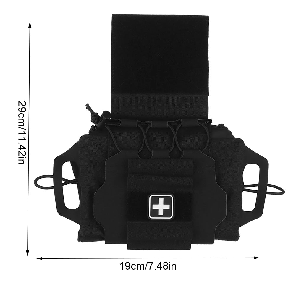 Tactical IFAK Pouch Rapid/Quick Deploy First Aid Kit Pack Emergency Survival Bag for Tactical Military Car Travel Hiking