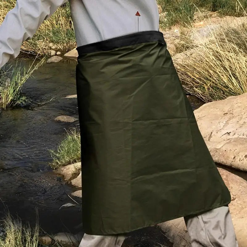 Waterproof Rain Skirt Outdoor Waterproof Skirt Women Half-Length Lightweight Raincoat Hiking Skirt For Camping Fits 70-120cm