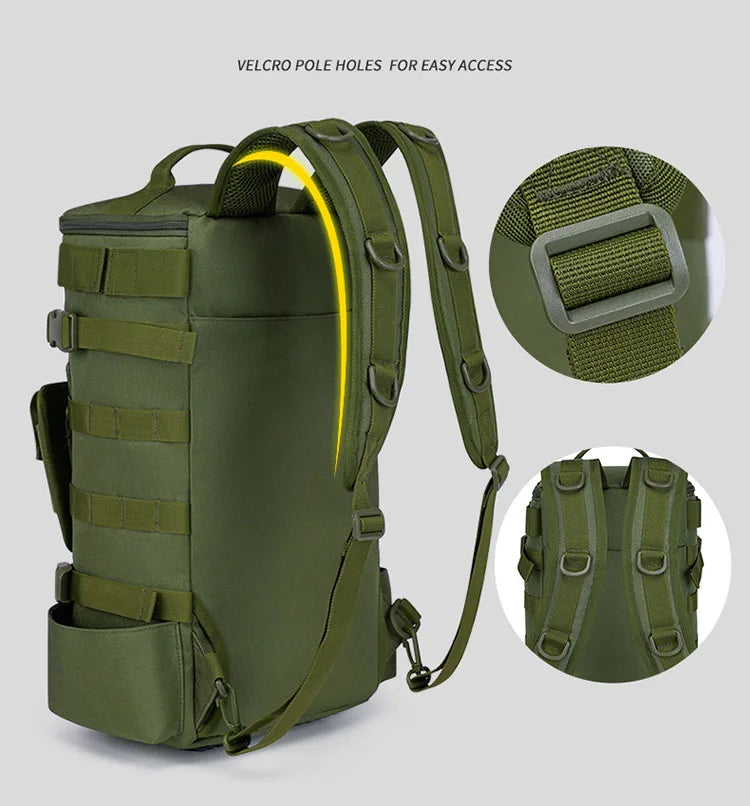 Outdoor Fishing Tackle Backpack Men Lure Box Gear Storage Bag Tactical Hiking Travel Bag Sports Waterproof Cycling Bags