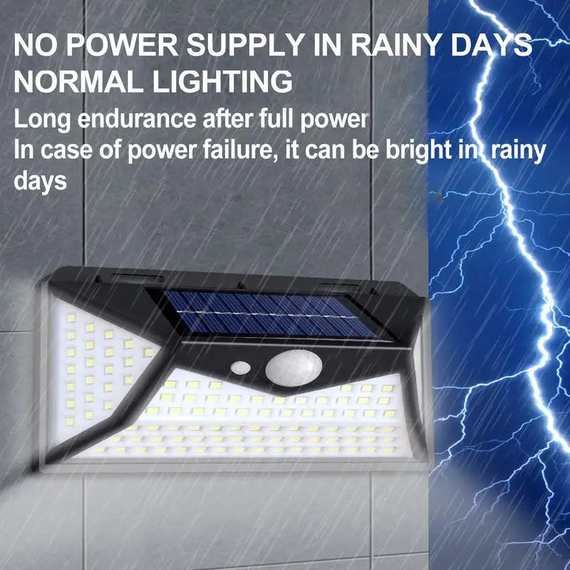 LED Solar Sensor Light Outdoor Motion Detection 118 LED Solar Outdoor Wall Light Outdoor Waterproof Sensor Security Light