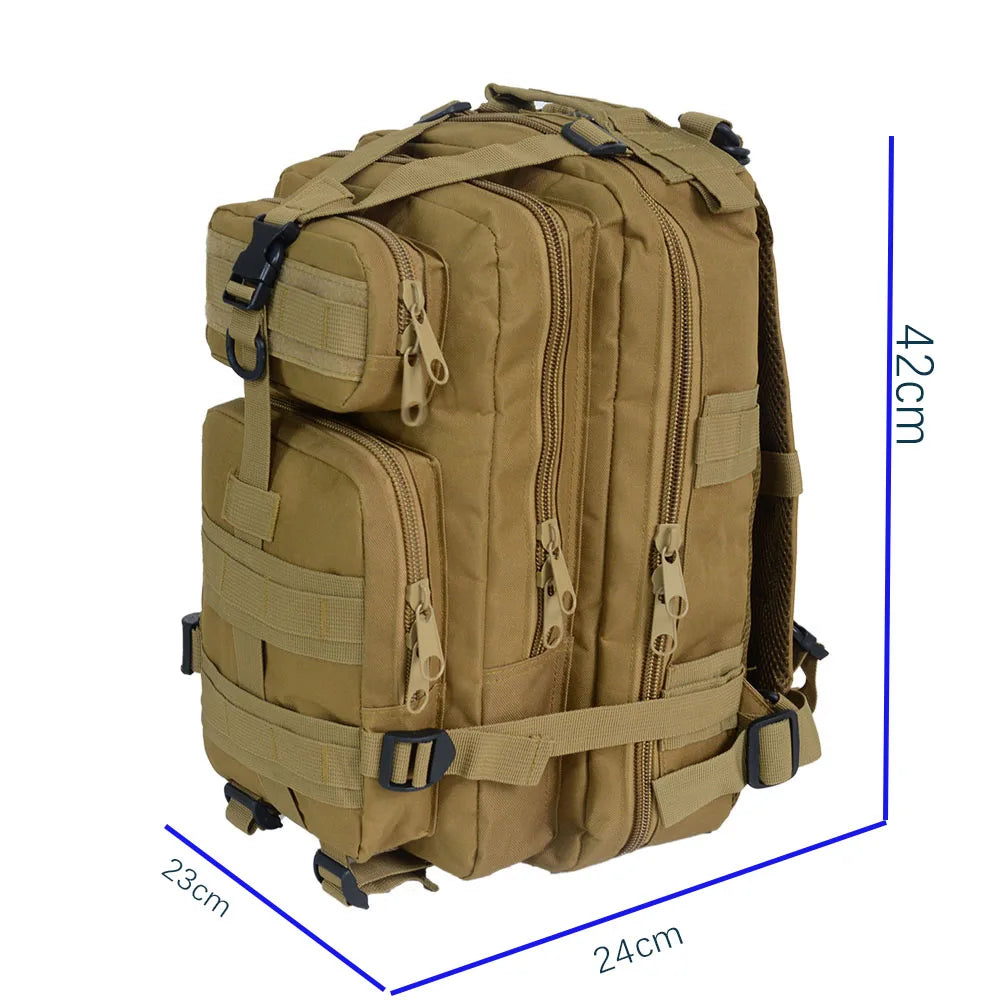 30L 3P Attack Backpack Tactical Travel Field Camouflage Outdoor Biking Hiking Camping Hiking bag