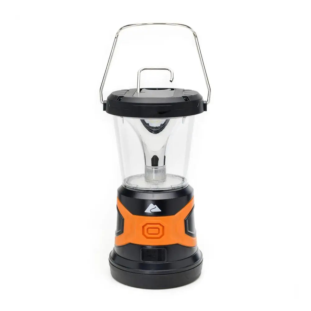 1500 Lumens LED Hybrid Power Lantern Rechargeable Battery Power Cord Black Night Light 360 Degree Alkaline D Batteries Dimmable