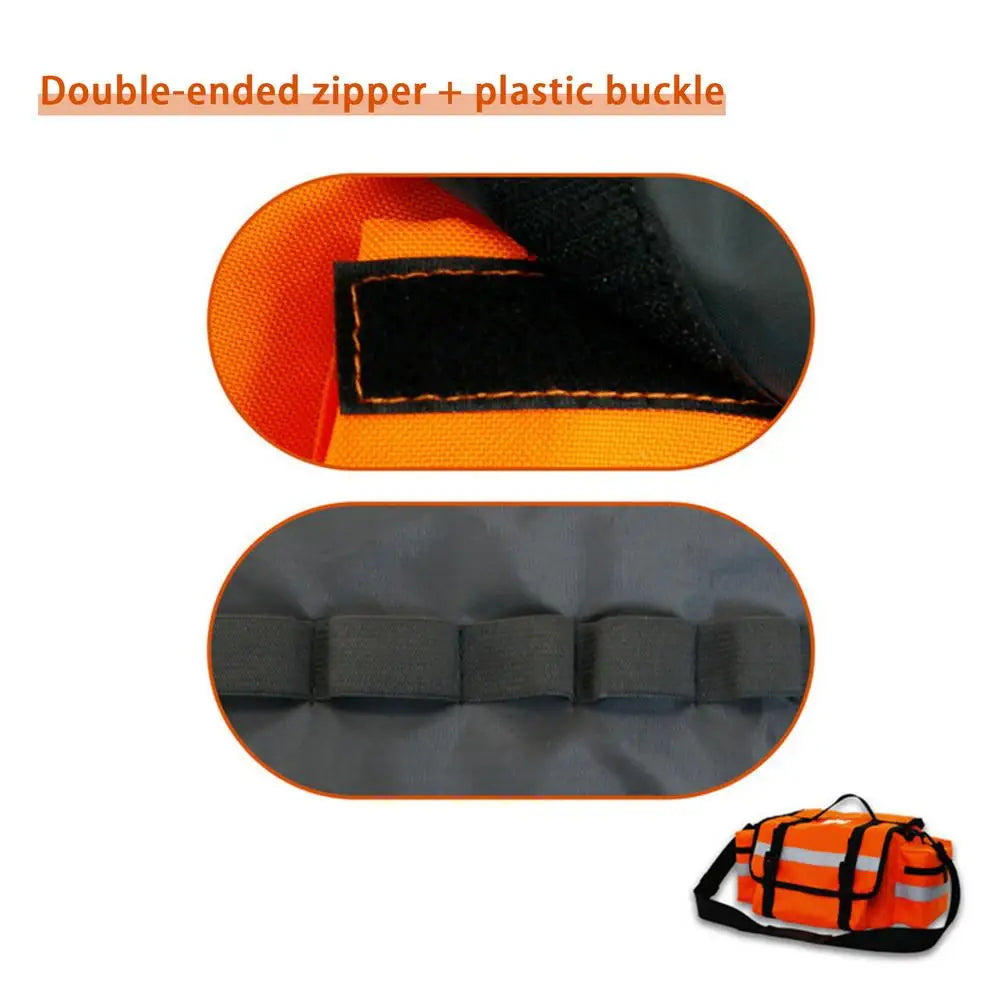 Survival Kit Bag 15L Reflective Work Bag Survival Bag Gear Organizer Tool Storage Container For Hunting Hiking Fishing Men Women