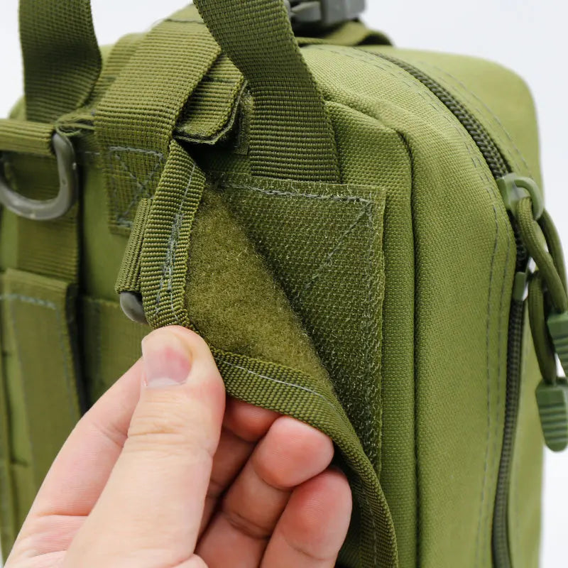 Outdoor First Aid Kit Tactical Hiking Mountaineering Rescue Bag Emergency EDC Rescue Medical Storage Bag Utility Molle Pouch