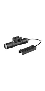 OLIGHT Odin 2000 Lumens Picatinny Rail Mounted Rechargeable Tactical Flashlight Remote Pressure Switch 300 Meters Beam Distance