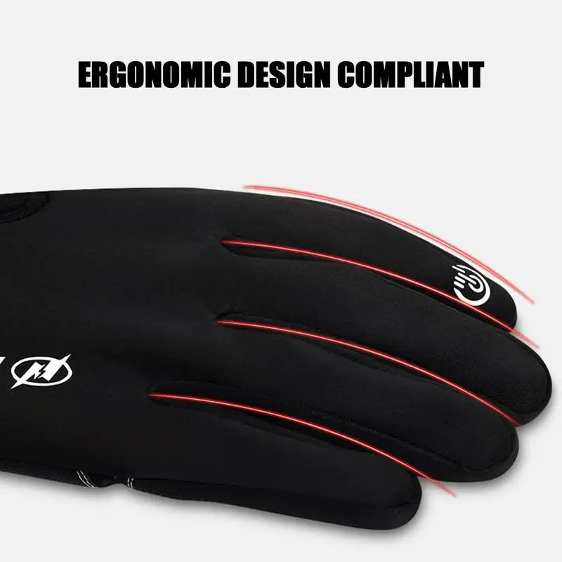 Electric Heating Gloves Touch-screen Cold Weather Ski Gloves USB Rechargeable Winter Hand Warmer Waterproof Windproof Thermal