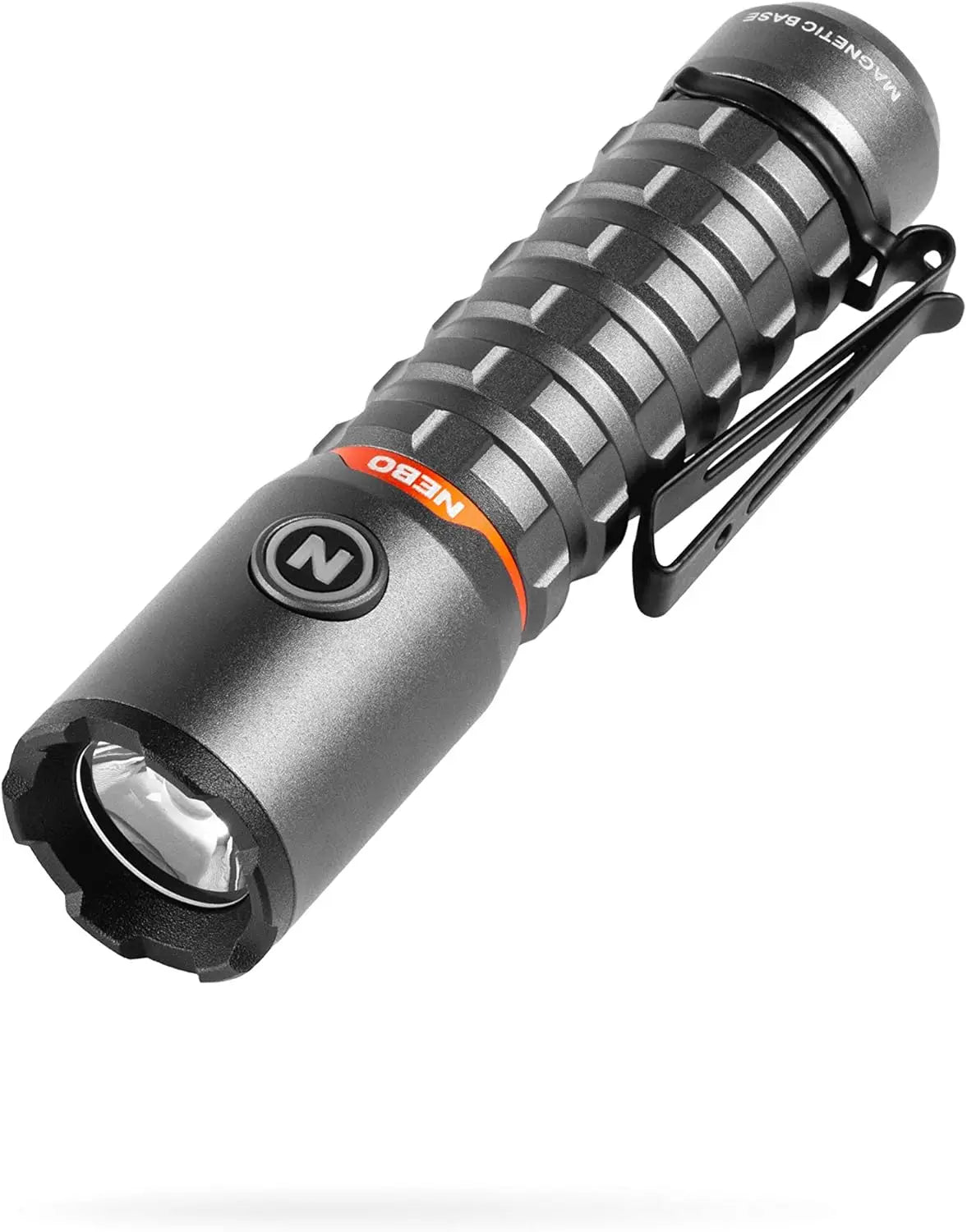 Impact Resistant Flashlight for EDC with Smart Power Control, Power Memory Recall, Removable Clip for Camping, Hunting, Hiking