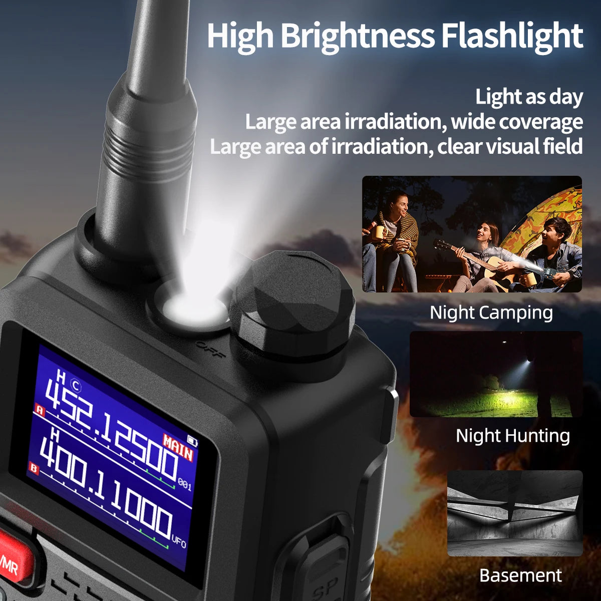 UV 5RH Pro Max 15W Air Band Walkie Talkie Long Range Wirless Copy Frequency Two Way Ham Radio Type-C Baofeng UV 5R Transceiver