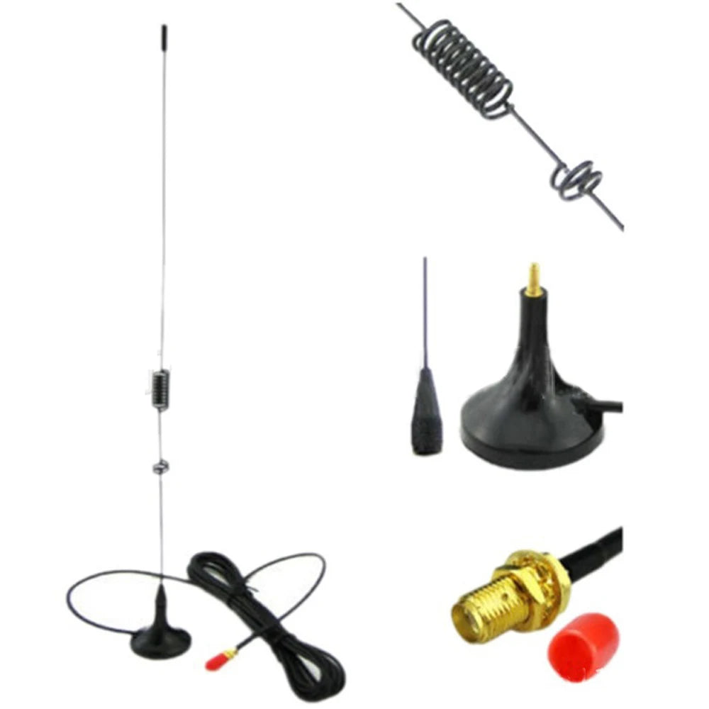 UT-106UV Dual Band VHF/UHF Car Magnetic SMA-Female Antennas For BAOFENG 888S UV-5R Walkie Talkie Car Antennas 144/430Mhz
