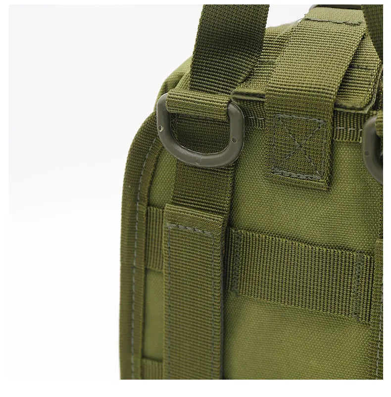 Outdoor First Aid Kit Tactical Hiking Mountaineering Rescue Bag Emergency EDC Rescue Medical Storage Bag Utility Molle Pouch
