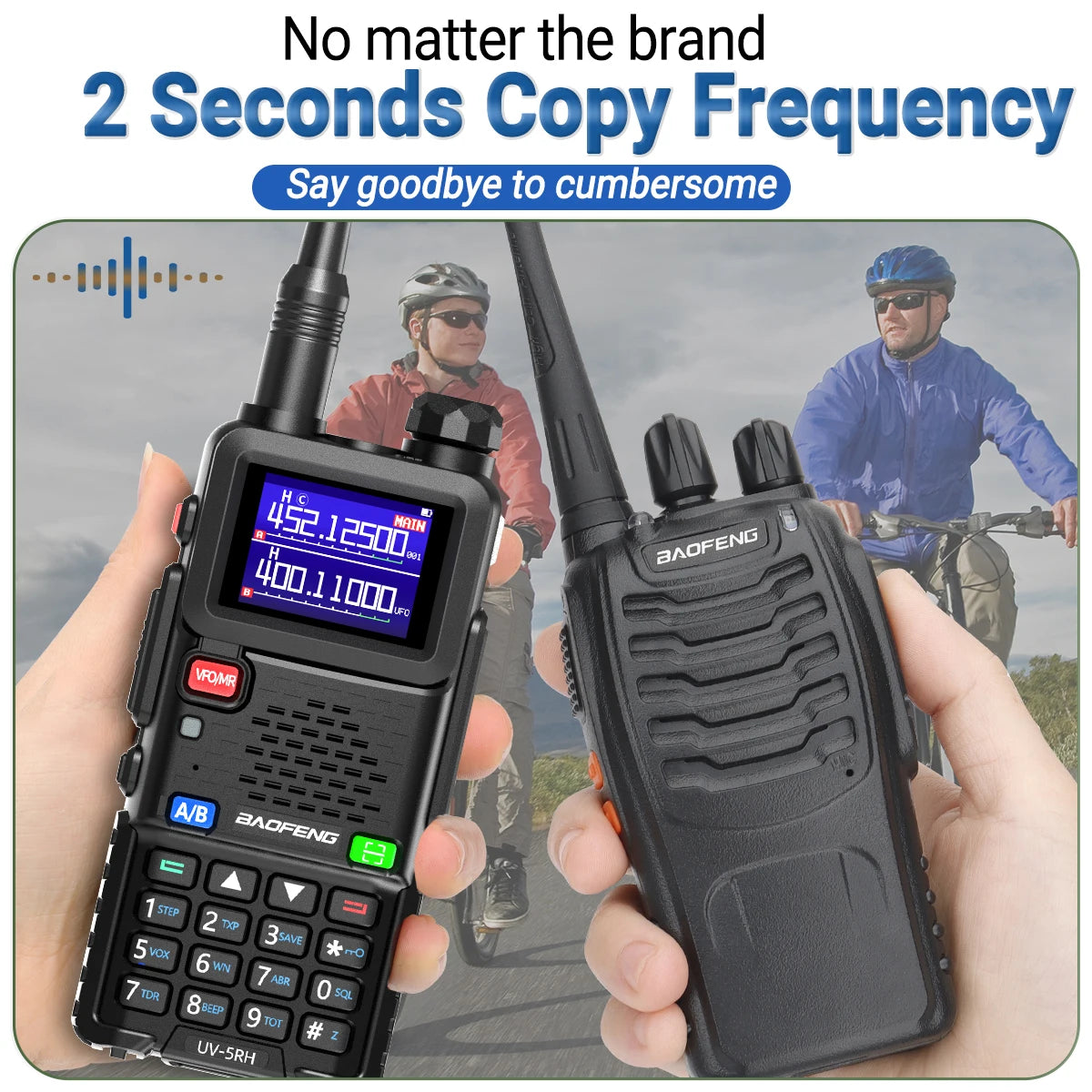UV-5RH Pro Max 15W Air Band Walkie Talkie Wirless Copy Frequency Type-C NOAA Long Range Baofeng 5RM Ham Two Way Radio